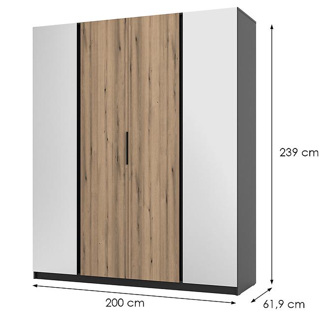 Schrank Kaja BL/EV 2 Spiegel 2F