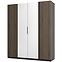 Schrank Kaja BL/EV-BL 2LAM 2 Spiegel