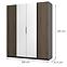 Schrank Kaja BL/EV-BL 2LAM 2 Spiegel,2