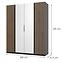 Schrank Kaja BL/BL-EV 2LAM 2 Spiegel,2