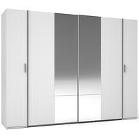 Schrank Store 2D+2D III20-B Weiß/Spiegel 