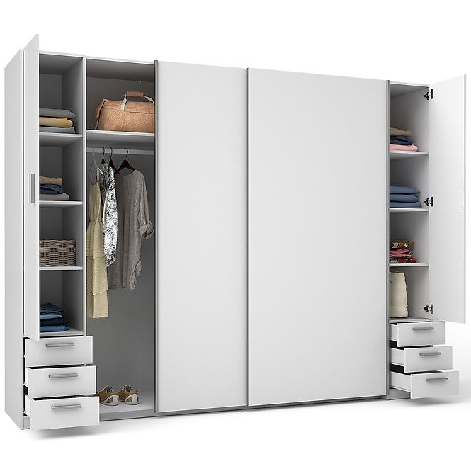Schrank Store 2D+2D II21-B Weiß