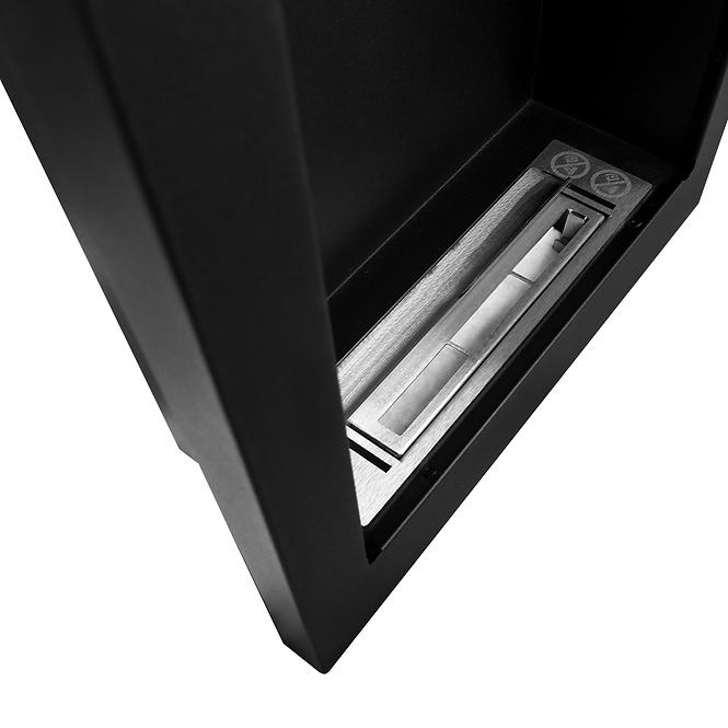 Biokamin Vertical  Schwarz