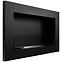 Biokamin Slim 650x400 Schwarz Matt mit Glas,3