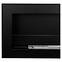 Biokamin Slim 650x400 Schwarz Matt mit Glas,5