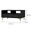 Couchtisch Tokyo 1 1S Schwarzer Graphit 201,2