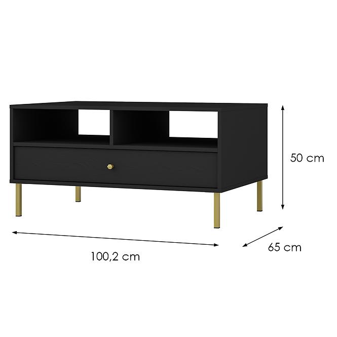 Couchtisch Tokyo 2 1S Schwarzer Graphit 201
