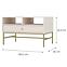 Couchtisch Tokyo 3 1S  Sandbeige 201,4