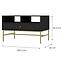 Couchtisch Tokyo 3 1S Schwarzer Graphit 201,2