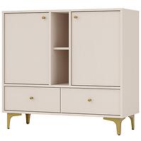 Kommode Tokyo 1  2F 2S Sandbeige 825z
