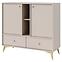 Kommode Tokyo 1  2F 2S Sandbeige 825z,2