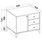 Kommode Tokyo 1  1F 3S Schwarzer Graphit 814,6