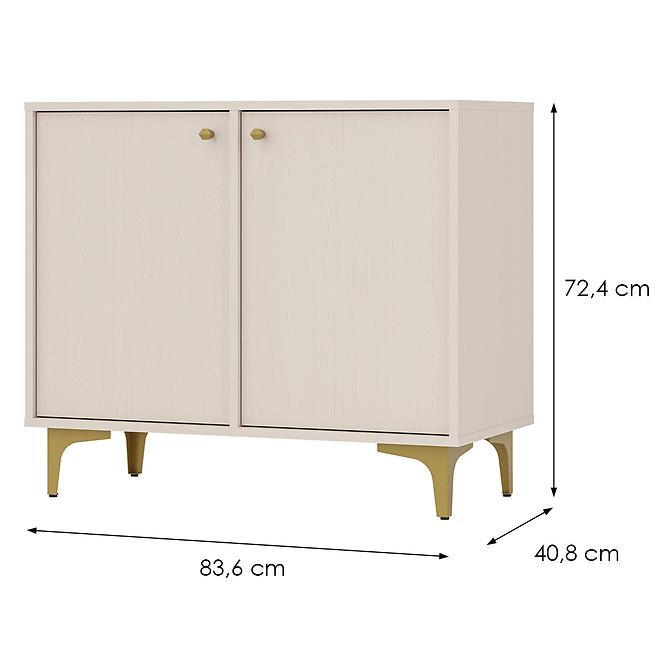 Kommode Tokyo 1  2F Sandbeige 812