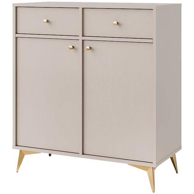 Kommode Tokyo 1  2F 2S Sandbeige 826z