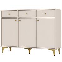 Kommode Tokyo 1  3F 3S Sandbeige 827z