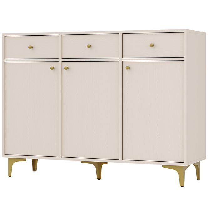 Kommode Tokyo 1  3F 3S Sandbeige 827z