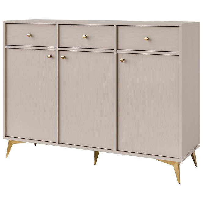 Kommode Tokyo 1  3F 3S Sandbeige 827z