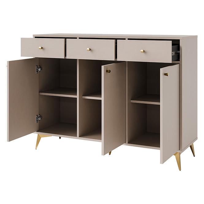 Kommode Tokyo 1  3F 3S Sandbeige 827z