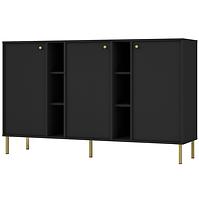 Kommode Tokyo 2  3D Schwarzer Graphit 823