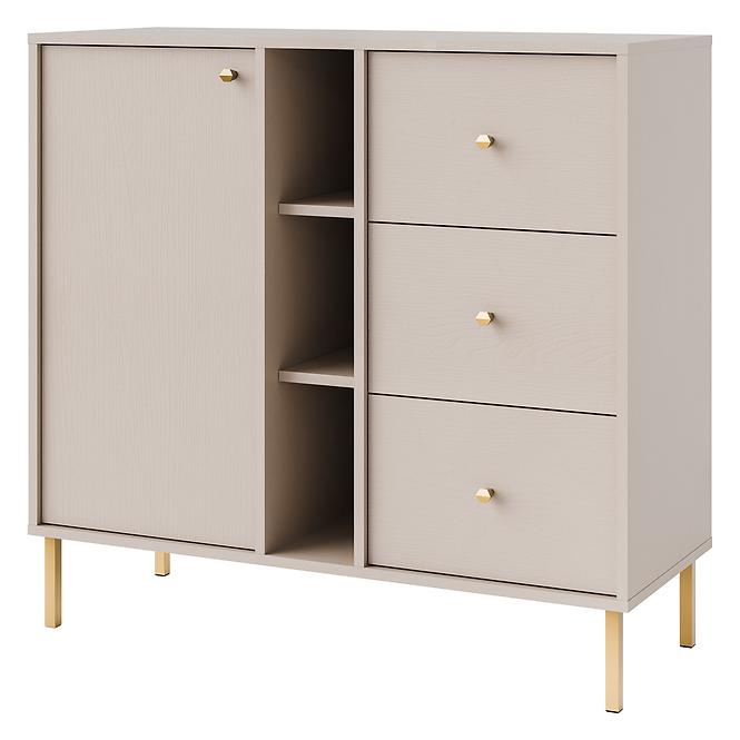 Kommode Tokyo 2  1F 3S Sandbeige 824