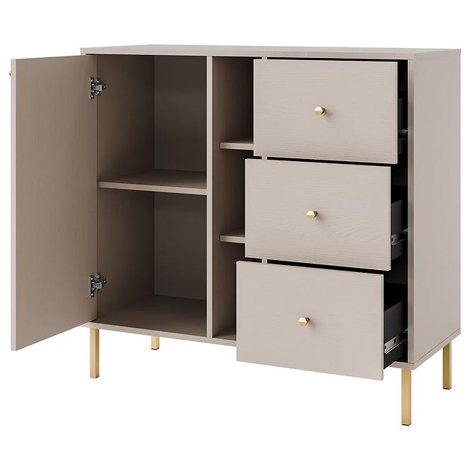 Kommode Tokyo 2  1F 3S Sandbeige 824