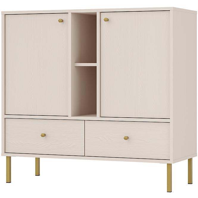 Kommode Tokyo 2  2F 2S Sandbeige 825
