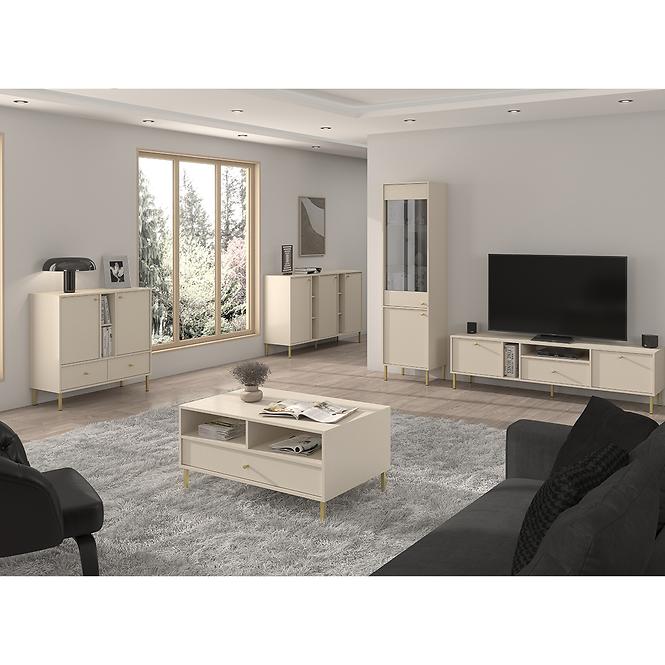 Kommode Tokyo 2  2F 2S Sandbeige 825