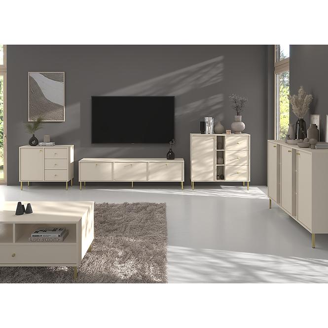 Kommode Tokyo 2  1F 3S Sandbeige 814