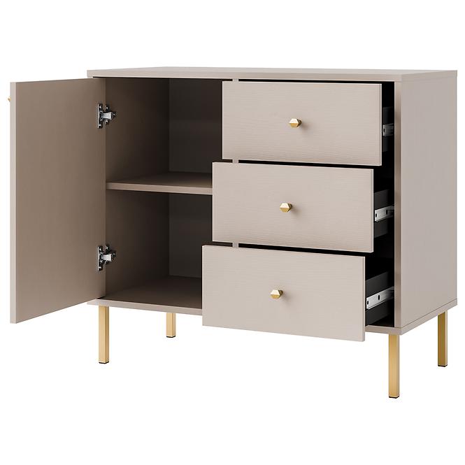 Kommode Tokyo 2  1F 3S Sandbeige 814