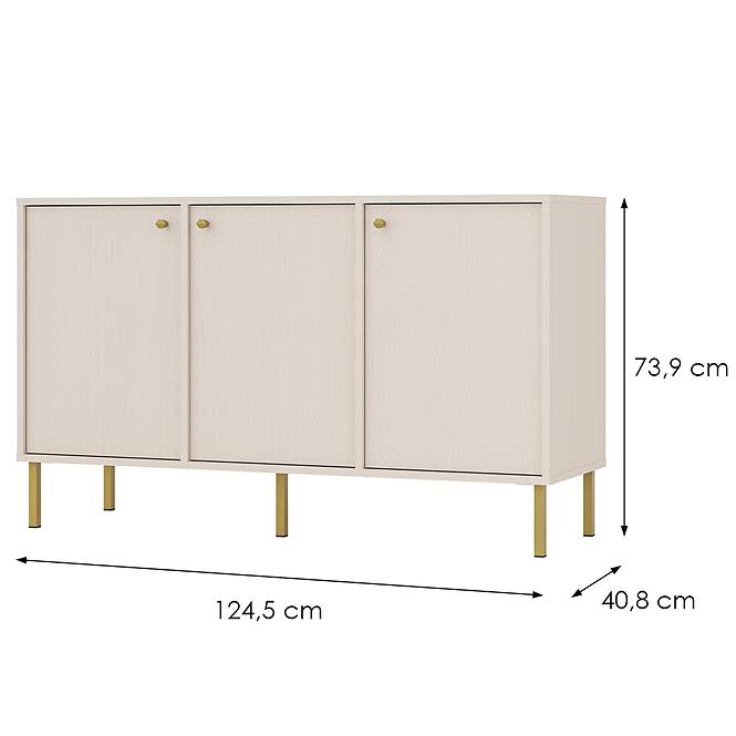 Kommode Tokyo 2  3F Sandbeige 813