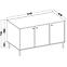 Kommode Tokyo 2  3F Schwarzer Graphit 813,6