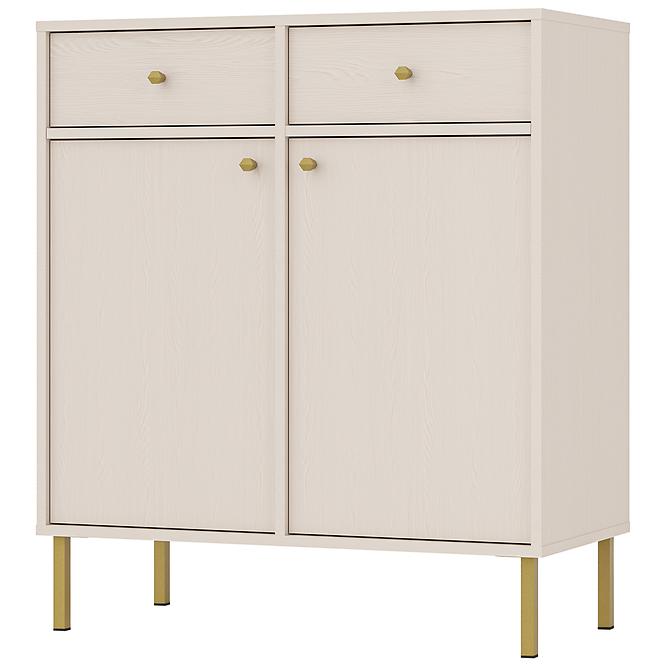 Kommode Tokyo 2  2F 2S Sandbeige 826