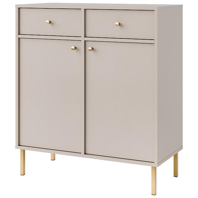 Kommode Tokyo 2  2F 2S Sandbeige 826