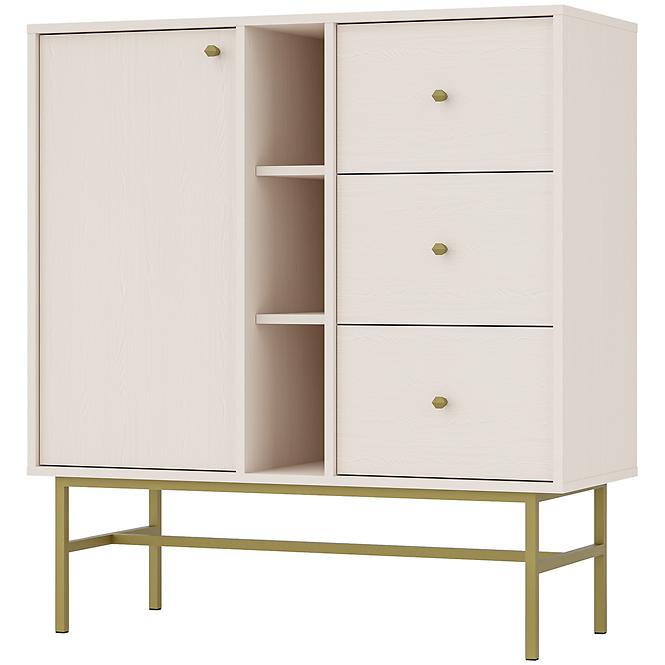 Kommode Tokyo 3  1F 3S Sandbeige 824