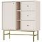Kommode Tokyo 3  1F 3S Sandbeige 824