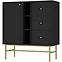 Kommode Tokyo 3  1F 3S Schwarzer Graphit 824
