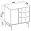 Kommode Tokyo 3  1F 3S Schwarzer Graphit 824,7