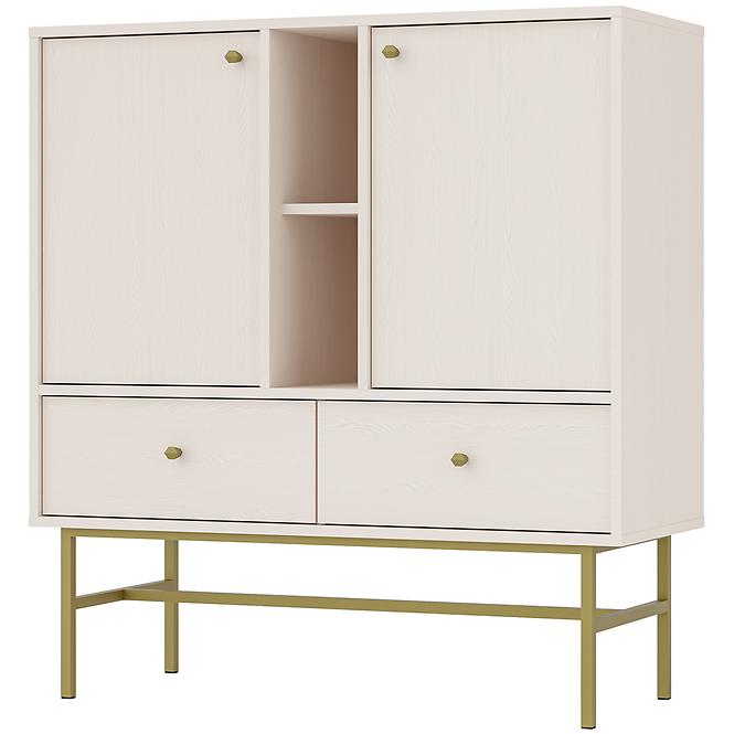 Kommode Tokyo 3  2F 2S Sandbeige 825