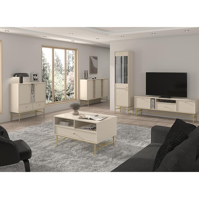 Kommode Tokyo 3  2F 2S Sandbeige 825