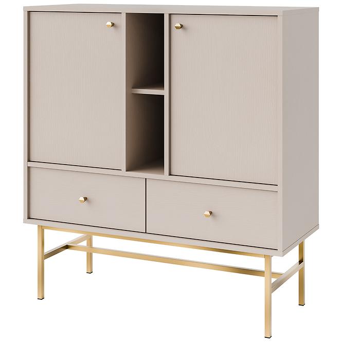 Kommode Tokyo 3  2F 2S Sandbeige 825