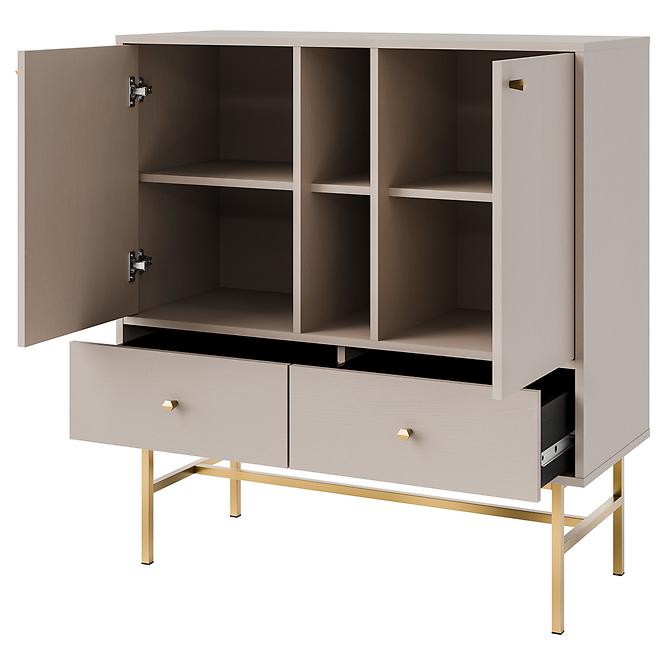 Kommode Tokyo 3  2F 2S Sandbeige 825