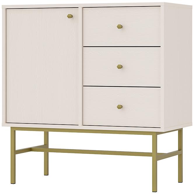 Kommode Tokyo 3  1F 3S Sandbeige 814