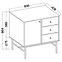 Kommode Tokyo 3  1F 3S Schwarzer Graphit 814,7