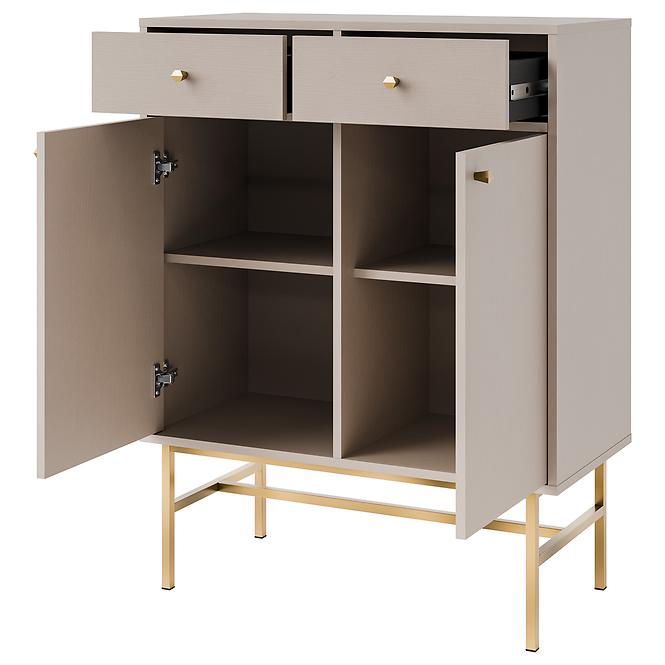 Kommode Tokyo 3  2F 2S Sandbeige 826