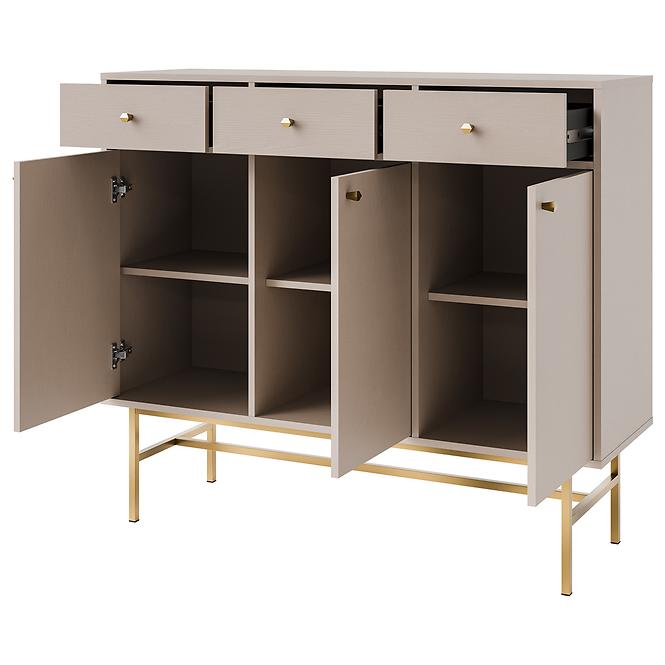 Kommode Tokyo 3  3F 3S Sandbeige 827