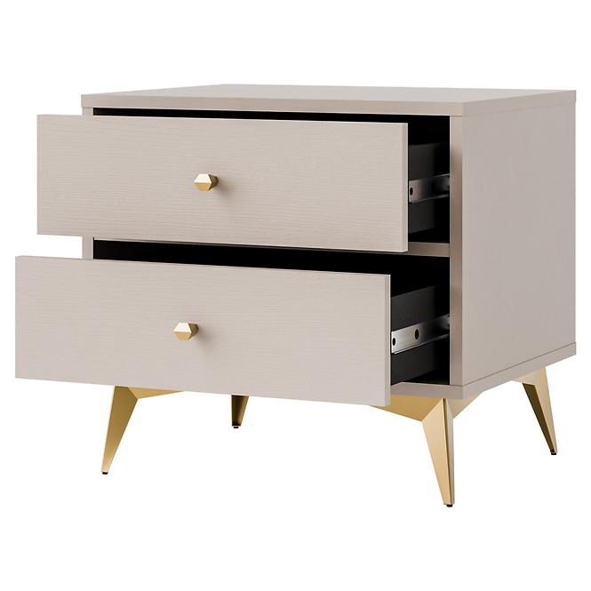 Nachttisch Tokyo 1 2S Sandbeige 801,3