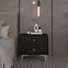 Nachttisch Tokyo 1 2S Schwarzer Graphit 801,7