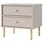 Nachttisch Tokyo 2 2S Sandbeige 801,2