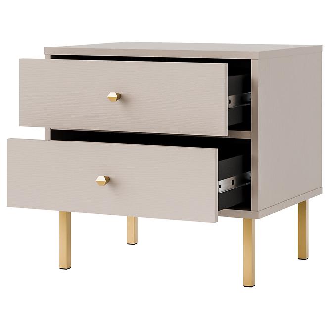 Nachttisch Tokyo 2 2S Sandbeige 801,3