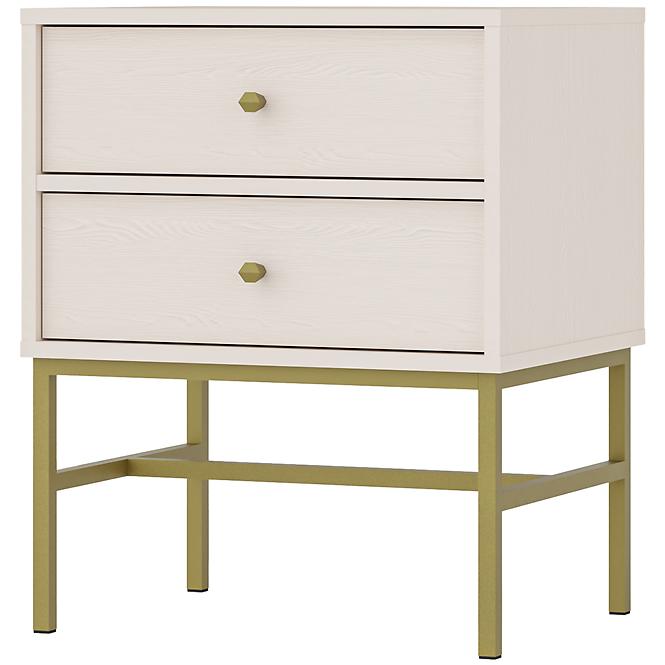 Nachttisch Tokyo 3 2S Sandbeige 801